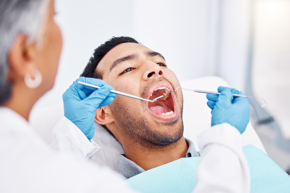 Comprehensive Dental Exam and Cleaning Appointment – Preventative Dentistry in Redondo Beach A patient receives a thorough dental examination to detect early signs of decay and protect overall oral health through preventative treatment. – Preventative Dentistry in Redondo Beach
