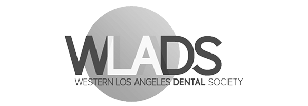 Western Los Angeles Dental Society logo – Palos Verdes Dental Care Black and gray Western Los Angeles Dental Society (WLADS) logo with bold initials over a shaded circle, representing the organization’s professional network and commitment to dental excellence – Palos Verdes Dental Care